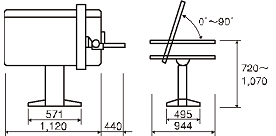 武藤工業（ムトーエンジニアリング）のドラフター 卓上ドラフター 製図 